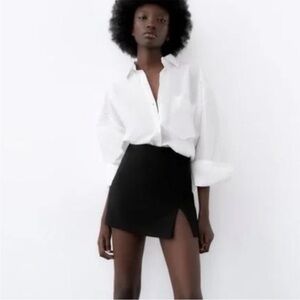 Zara Black Pencil Skort